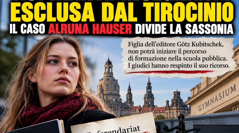 Germania, aspirante insegnante esclusa dal tirocinio: il caso Alruna Hauser divide la Sassonia