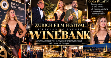 Zurich Film Festival, glamour e grandi vini: Olga Balafin protagonista dell’esclusivo evento Winebank