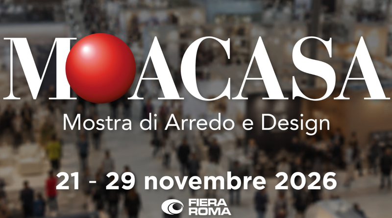 Moacasa, l’edizione 2026 è dal 21 al 29 novembre