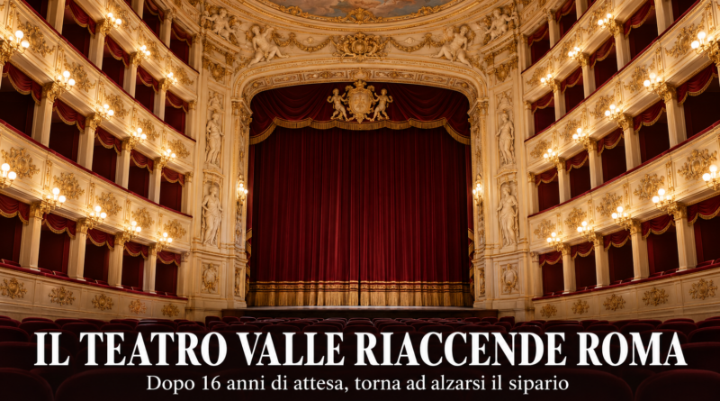 Il Teatro Valle riaccende Roma: dopo sedici anni di attesa, il sipario si alza sul futuro